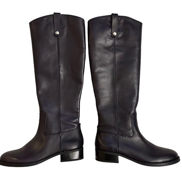 INC International Concepts Women's Fawne Leather Tall Riding Boots Size 5.5 - Picture 4 of 11